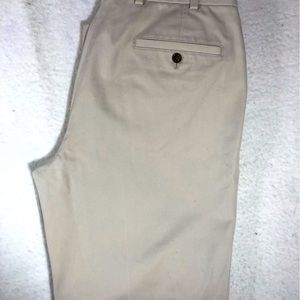 Brooks Brothers Pants Mens 35x30 Advantage Chino Clark Beige Khaki Cotton Dress